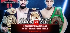 MAX FIGHT 53: Йосиф Панов – Пепелянката в битка за международната титла на UBO